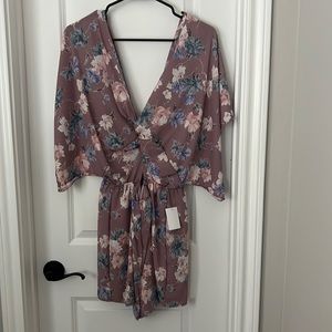 NWT Charlotte Russe floral romper